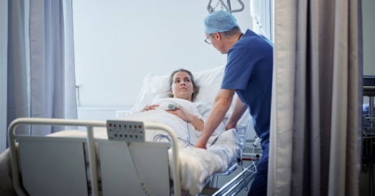 Woman in the ER